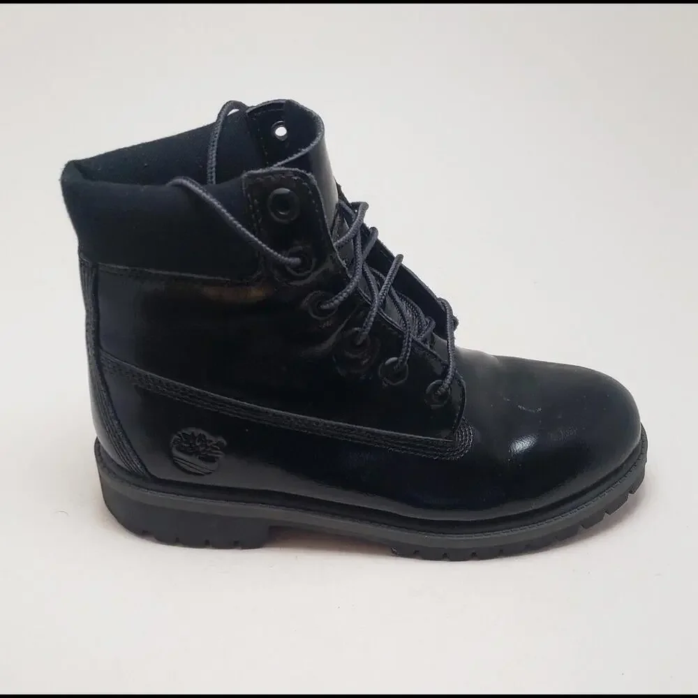 Mens Timberland 6 inch Premium Waterproof Black‎ Leather Boots 3794A 4030 Size 6